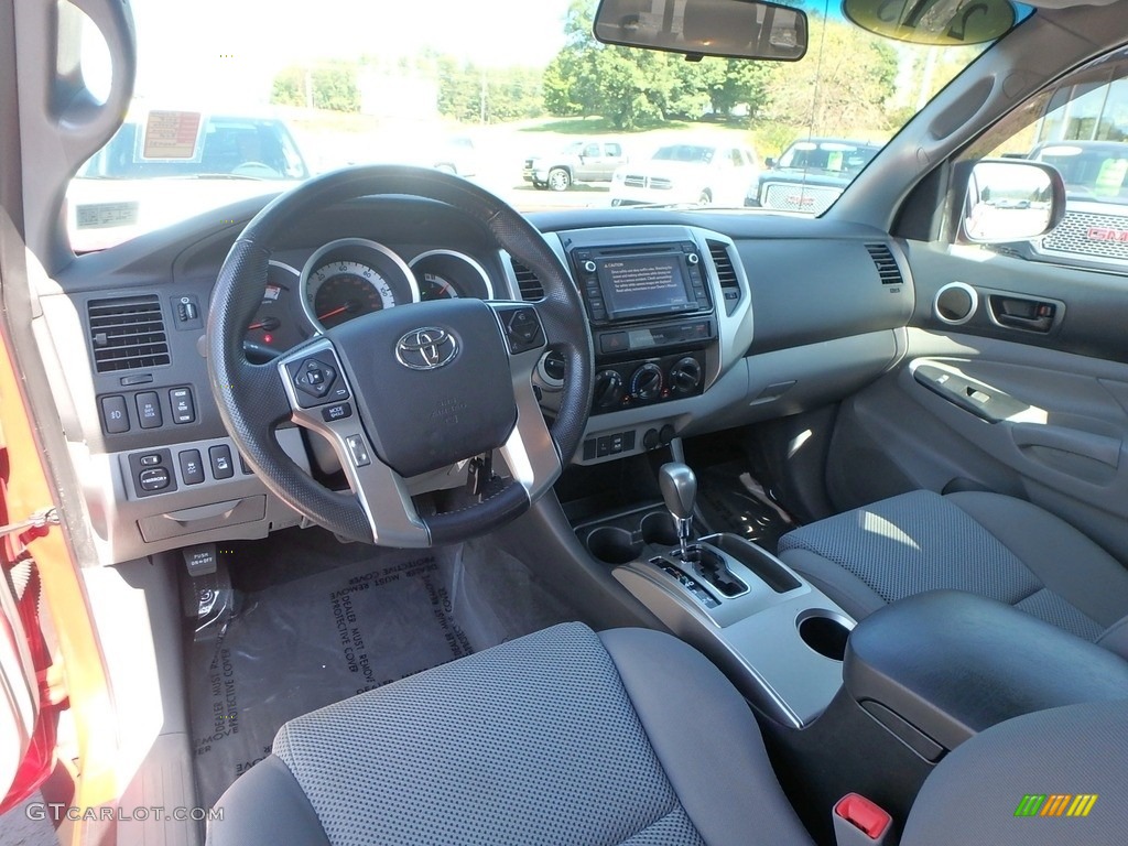 2015 Tacoma V6 Double Cab 4x4 - Barcelona Red Metallic / Graphite photo #19