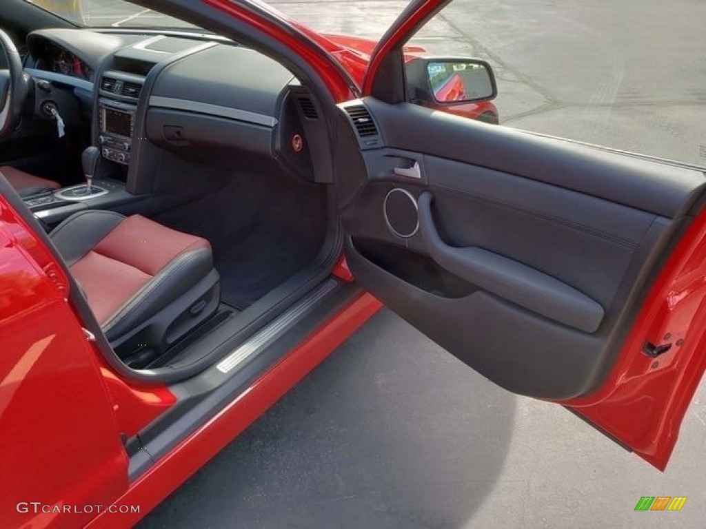 2009 G8 GXP - Liquid Red / Onyx/Red photo #12
