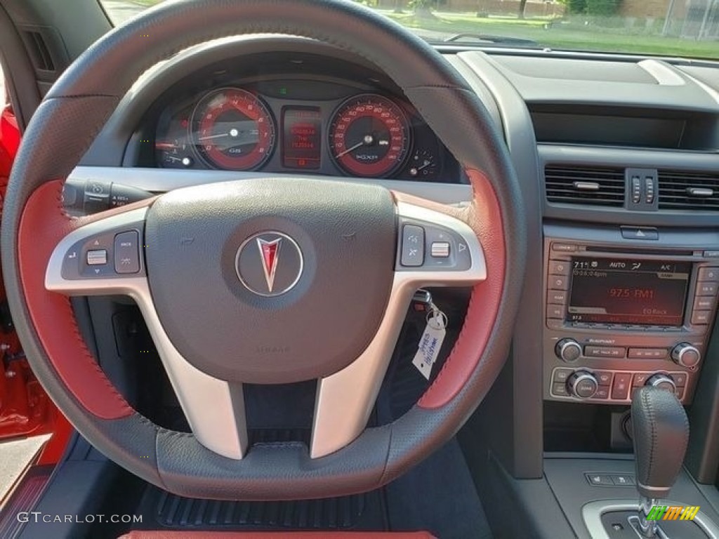 2009 G8 GXP - Liquid Red / Onyx/Red photo #17