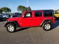 2020 Firecracker Red Jeep Wrangler Unlimited Sport 4x4  photo #3