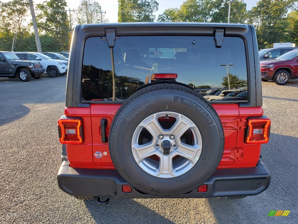 2020 Wrangler Unlimited Sport 4x4 - Firecracker Red / Black photo #5