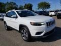 2020 Bright White Jeep Cherokee Limited 4x4  photo #1