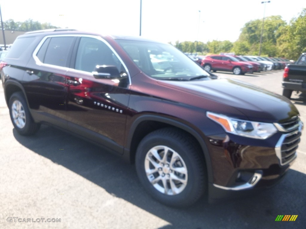 2020 Traverse LT AWD - Black Cherry Metallic / Jet Black photo #7