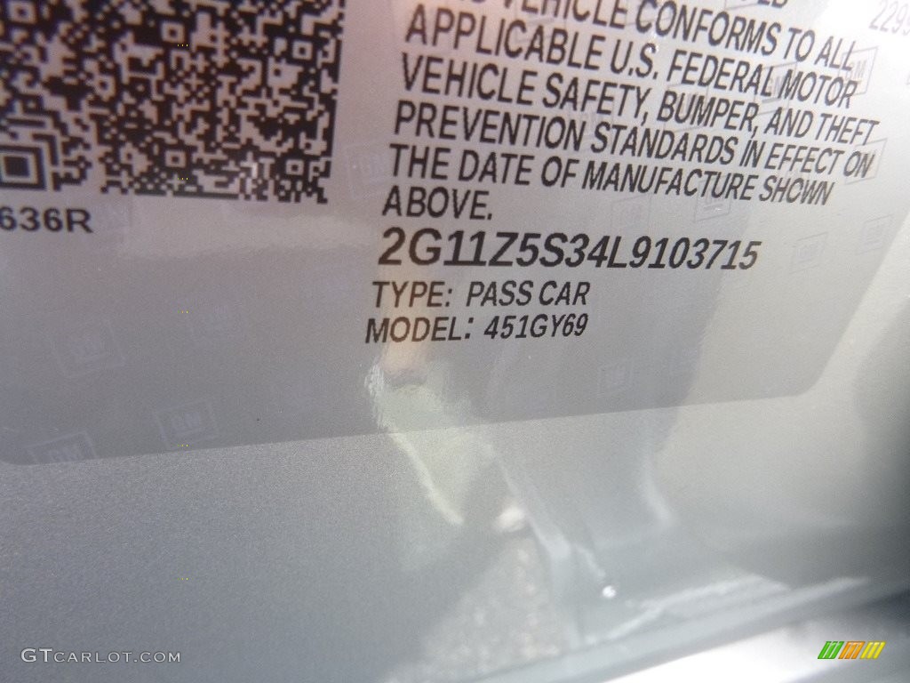 2020 Impala LT - Silver Ice Metallic / Jet Black photo #15