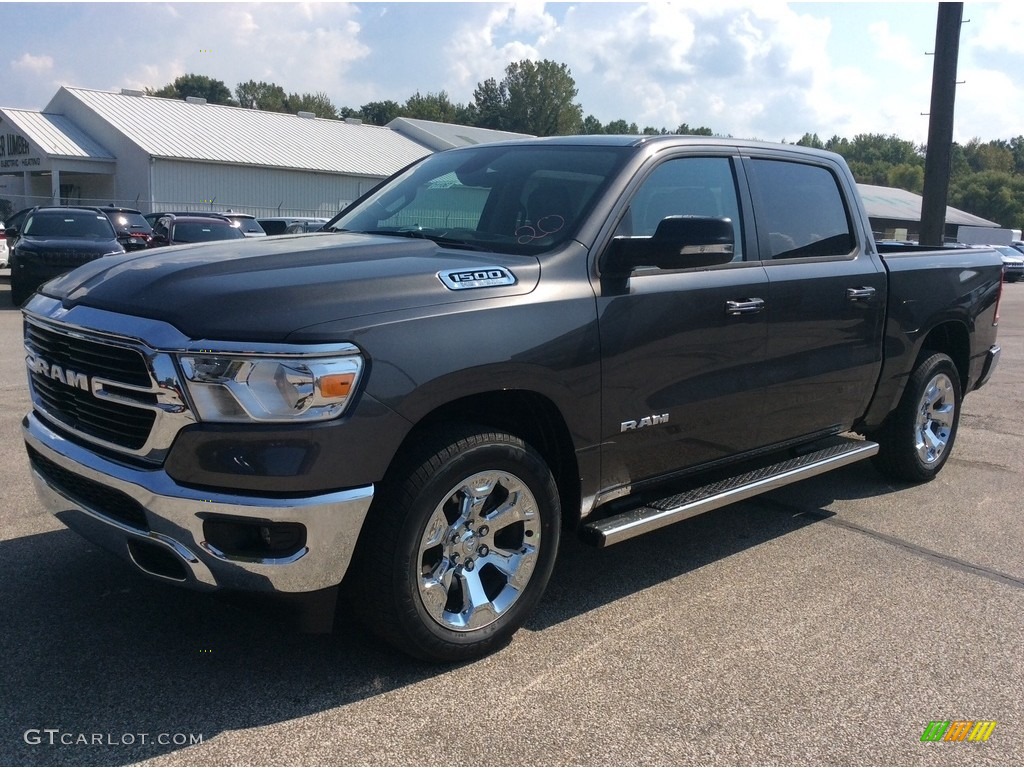 2020 1500 Big Horn Crew Cab 4x4 - Granite Crystal Metallic / Black/Diesel Gray photo #5