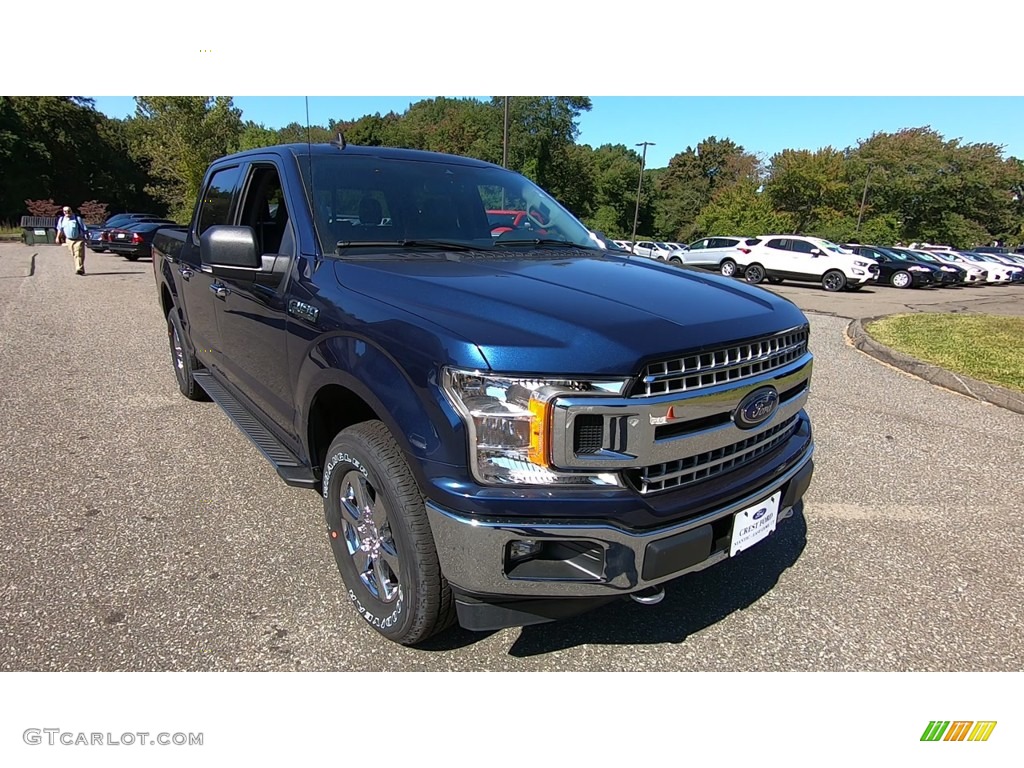 2019 F150 XLT SuperCrew 4x4 - Blue Jeans / Earth Gray photo #1