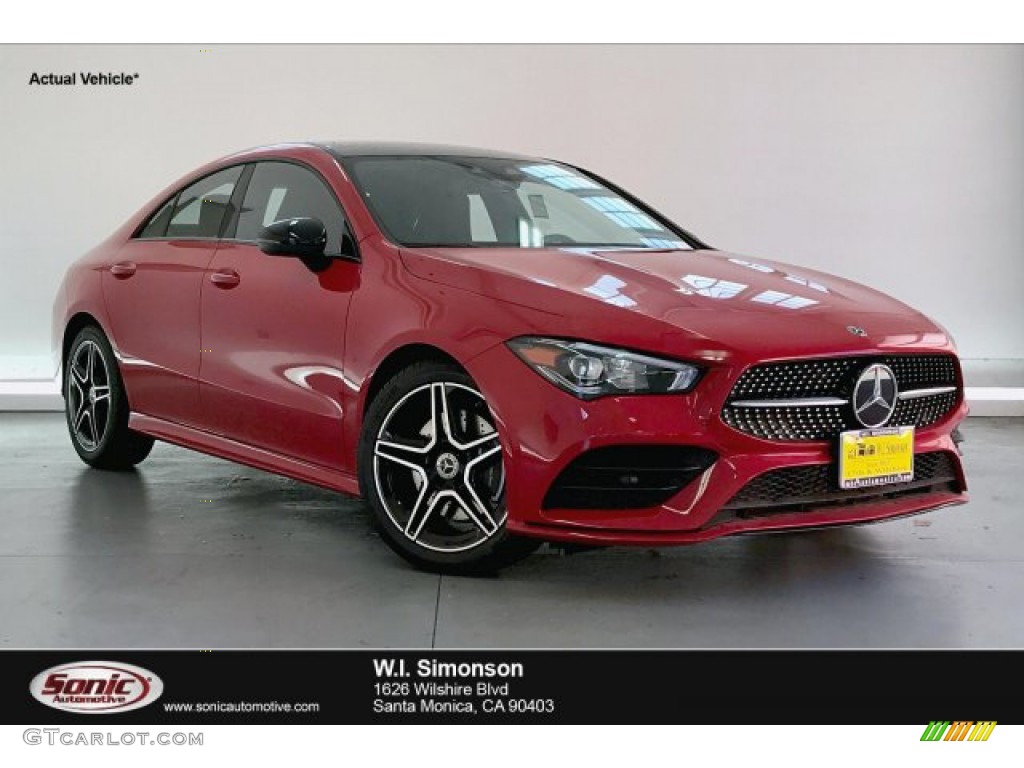 2020 CLA 250 Coupe - Jupiter Red / Black Dinamica w/Red stitching photo #1