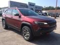 Velvet Red Pearl 2020 Jeep Cherokee Trailhawk 4x4
