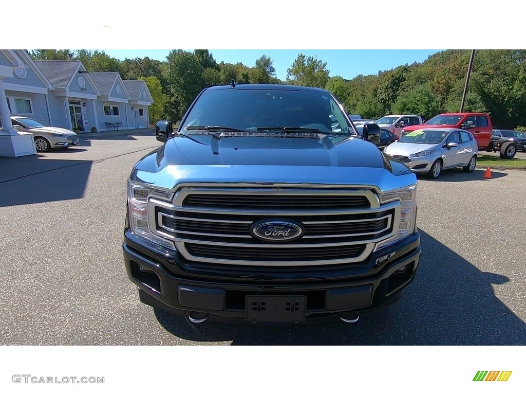 2018 F150 Limited SuperCrew 4x4 - Shadow Black / Limited Navy Pier photo #2