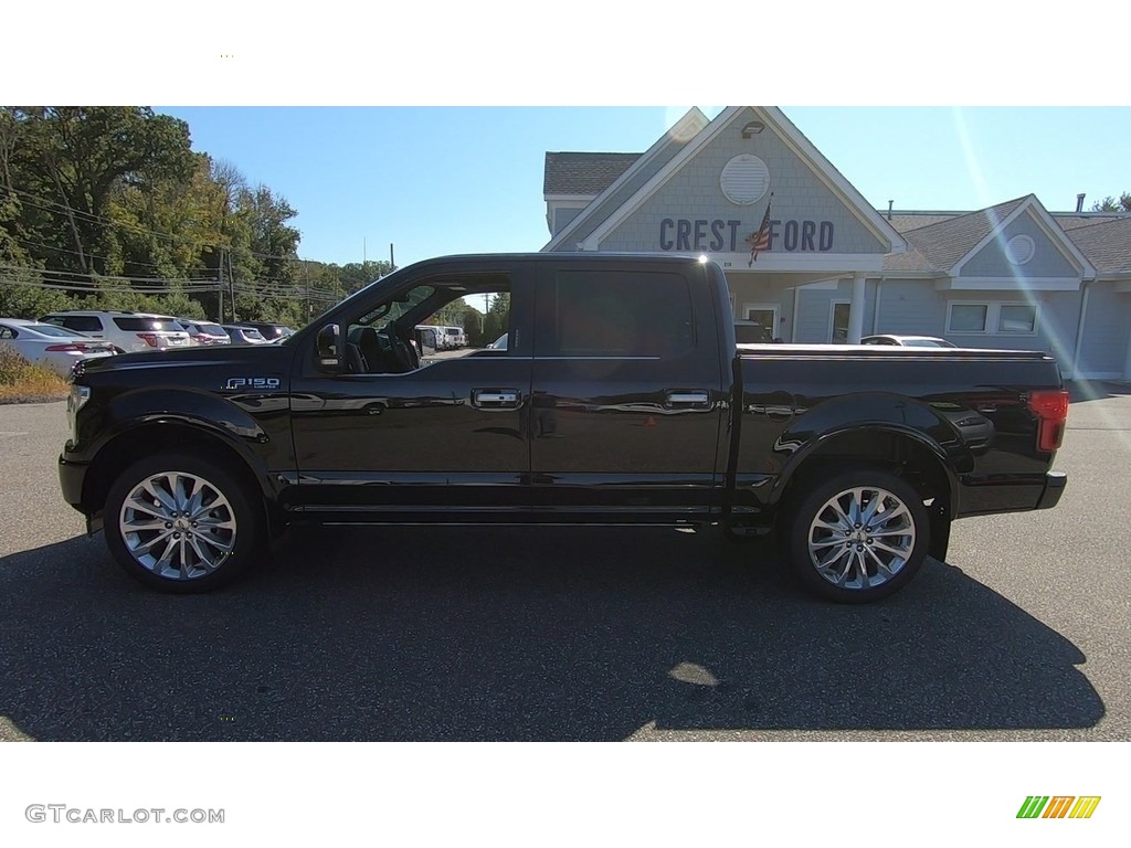2018 F150 Limited SuperCrew 4x4 - Shadow Black / Limited Navy Pier photo #4