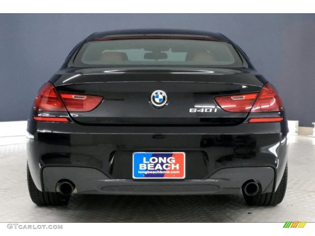 2016 6 Series 640i Gran Coupe - Black Sapphire Metallic / Vermillion Red photo #3