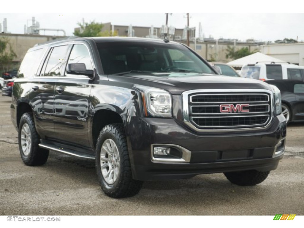 2015 Yukon SLT 4WD - Iridium Metallic / Jet Black photo #2