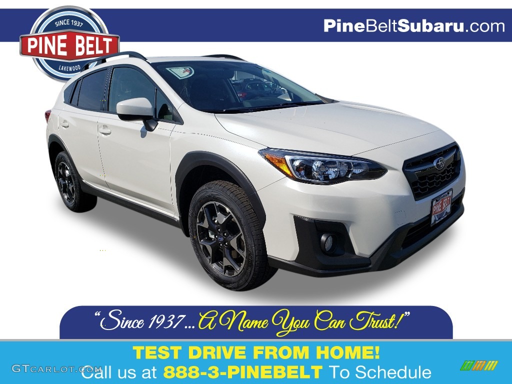 2019 Crosstrek 2.0i Premium - Crystal White Pearl / Black photo #1