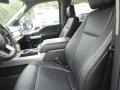 2019 Ford F250 Super Duty Black Interior Front Seat Photo