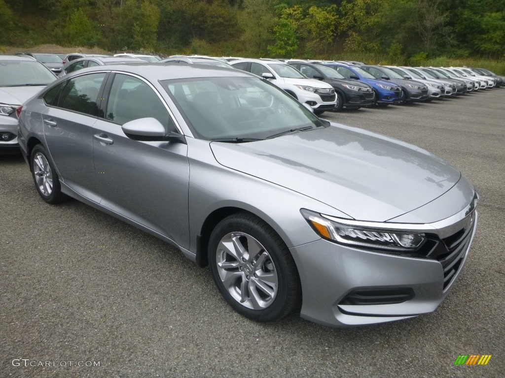 Lunar Silver Metallic 2019 Honda Accord LX Sedan Exterior Photo #135316345