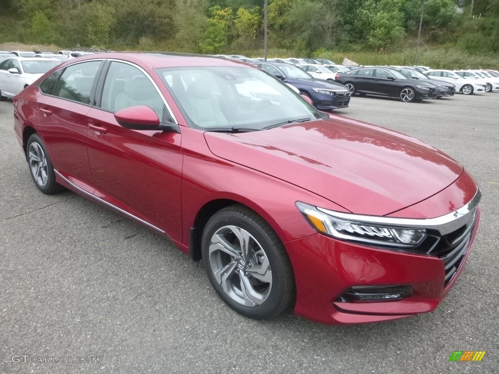 Radiant Red Metallic 2019 Honda Accord EX Sedan Exterior Photo #135316609