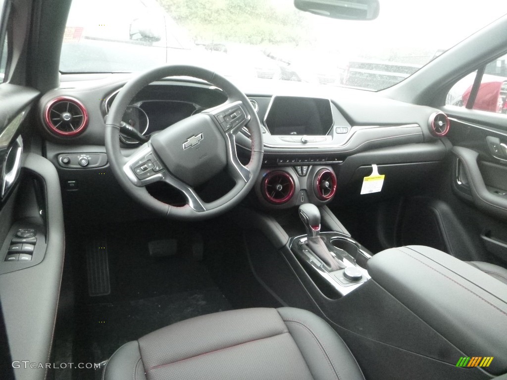 Jet Black Interior 2020 Chevrolet Blazer RS AWD Photo #135317431