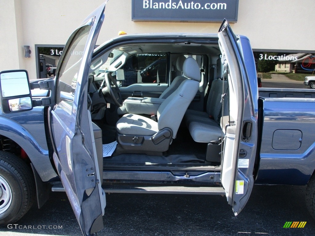 2013 F250 Super Duty XL SuperCab 4x4 - Blue Jeans Metallic / Steel photo #6