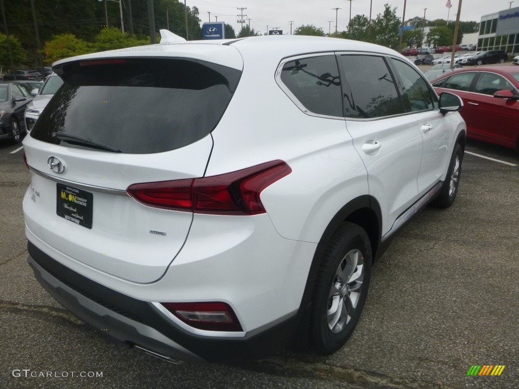 2020 Santa Fe SEL AWD - Quartz White / Black photo #2