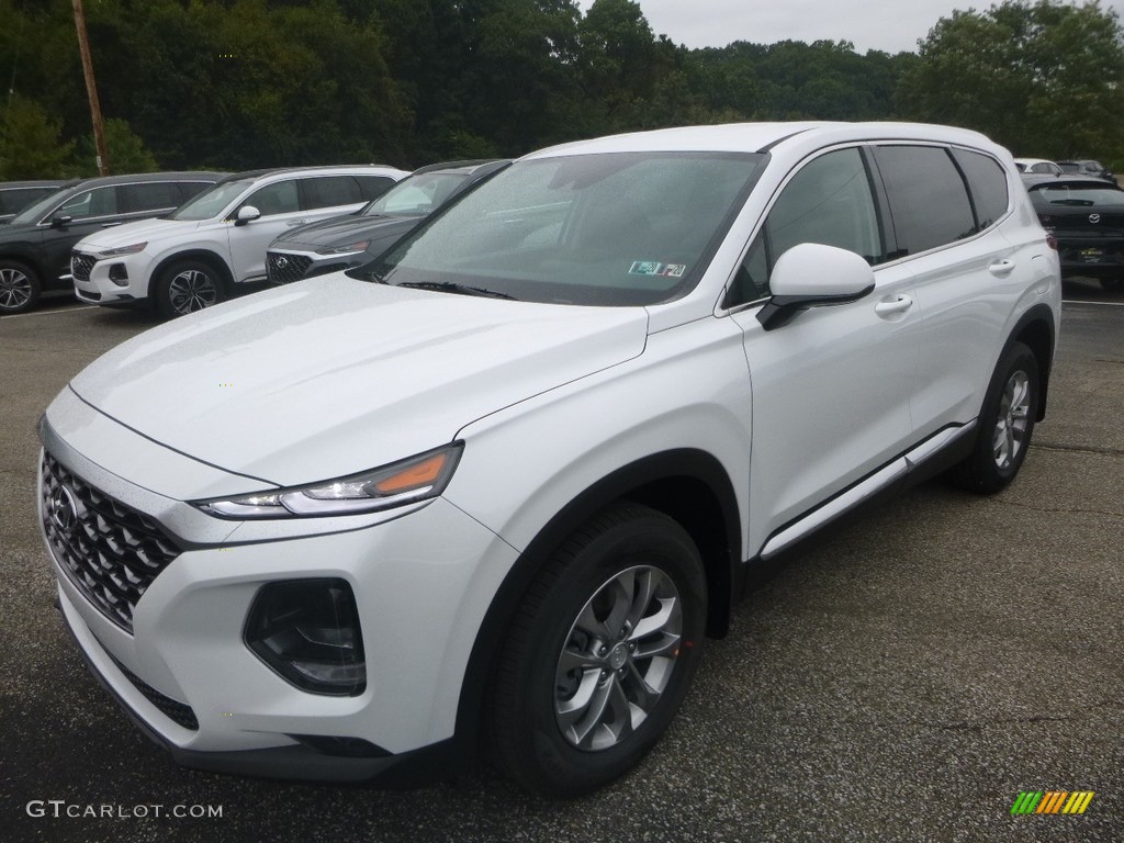 Quartz White 2020 Hyundai Santa Fe SEL AWD Exterior Photo #135318470
