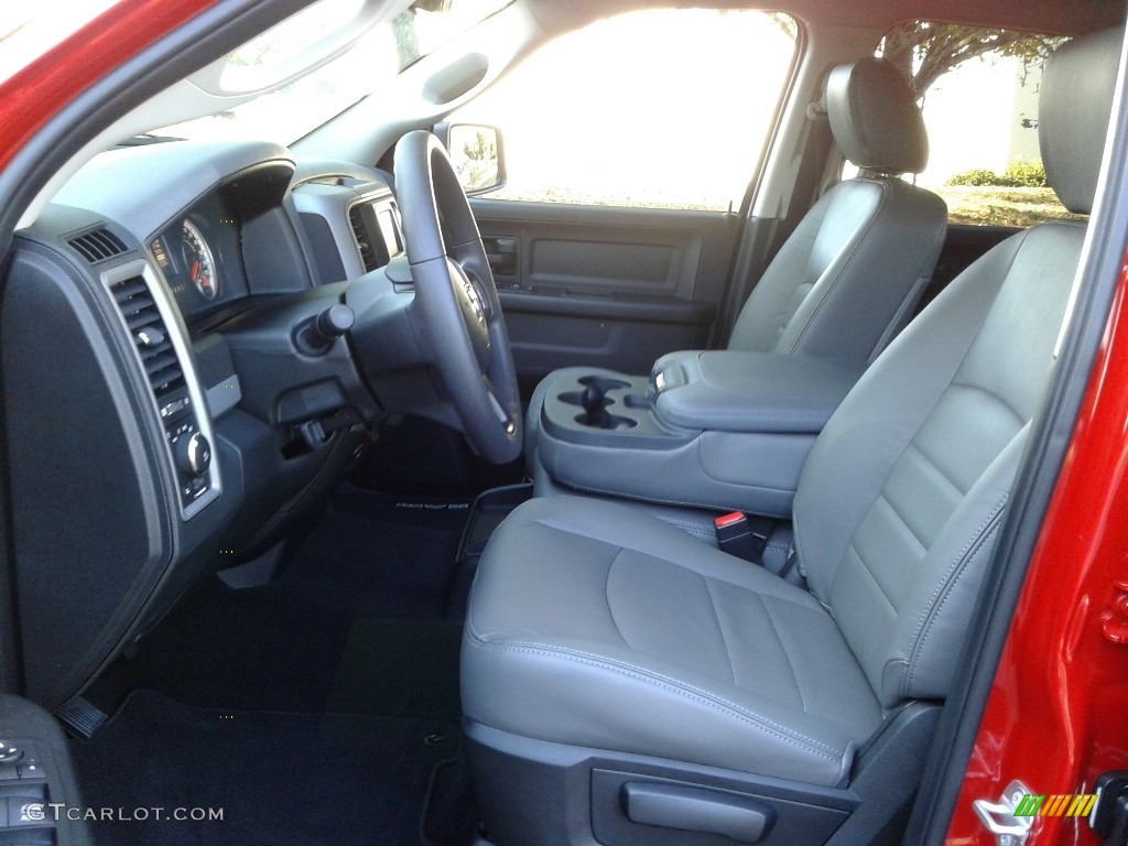 2018 1500 Express Crew Cab 4x4 - Flame Red / Black/Diesel Gray photo #10