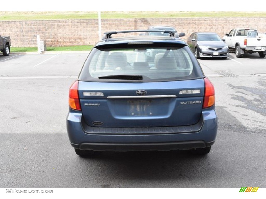 2007 Outback 2.5i Limited Wagon - Newport Blue Pearl / Taupe Leather photo #5