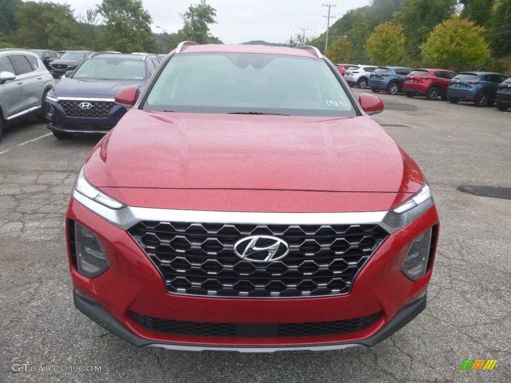 2020 Santa Fe SEL AWD - Calypso Red / Black photo #4