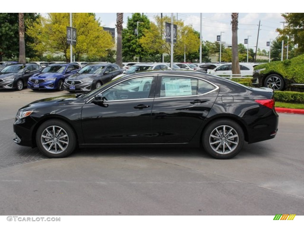 Majestic Black Pearl 2020 Acura TLX Technology Sedan Exterior Photo #135319501