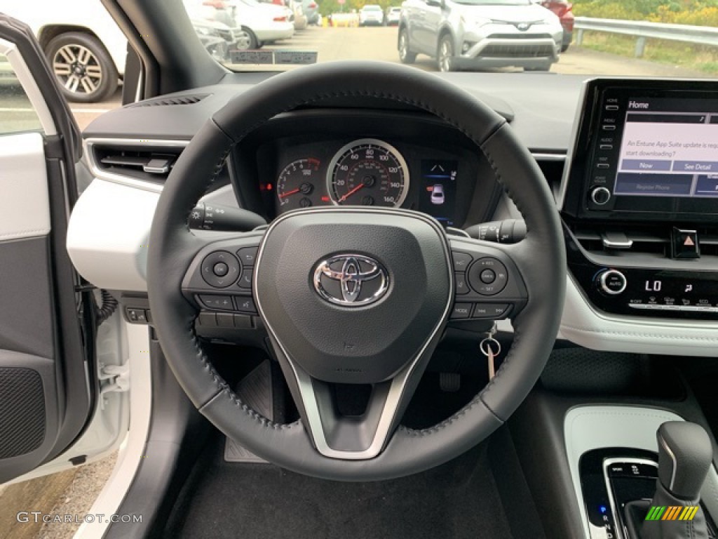 2020 Toyota Corolla SE Light Gray Steering Wheel Photo #135319708