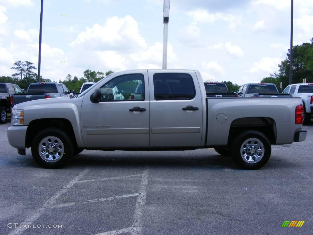 2008 Silverado 1500 LT Crew Cab - Silver Birch Metallic / Light Titanium/Ebony Accents photo #5
