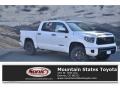 2019 Super White Toyota Tundra TRD Pro CrewMax 4x4  photo #1