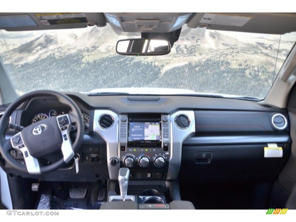 2019 Toyota Tundra TRD Pro CrewMax 4x4 Black Dashboard Photo #135321022
