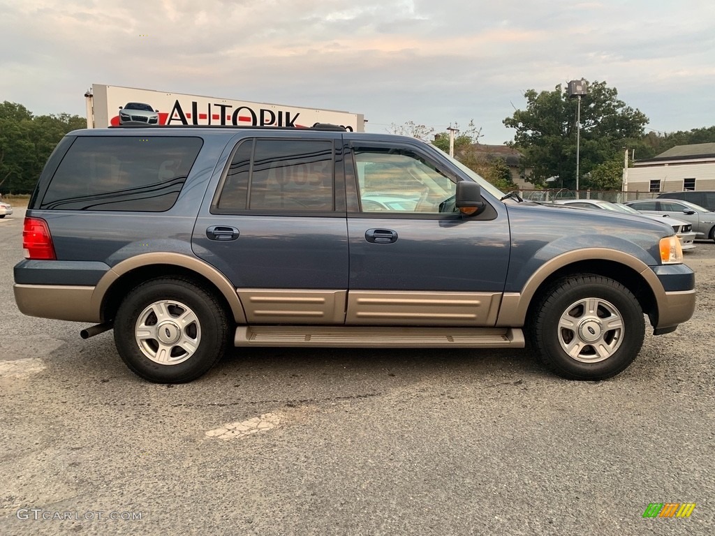 2003 Expedition Eddie Bauer 4x4 - Medium Wedgewood Blue Metallic / Medium Parchment photo #2
