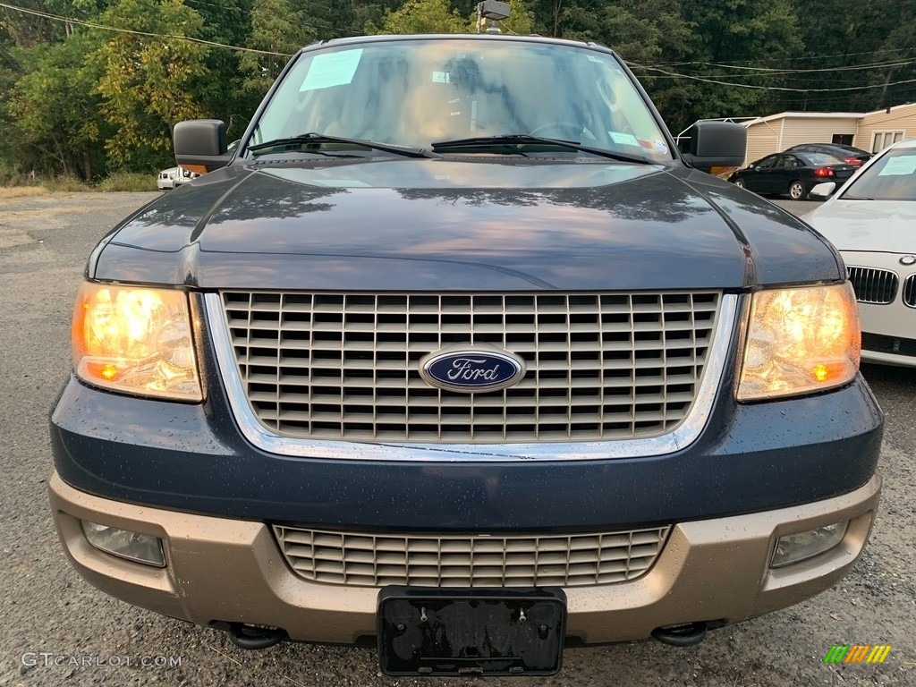 2003 Expedition Eddie Bauer 4x4 - Medium Wedgewood Blue Metallic / Medium Parchment photo #8