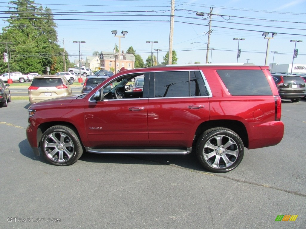 2017 Tahoe Premier 4WD - Siren Red Tintcoat / Jet Black photo #9