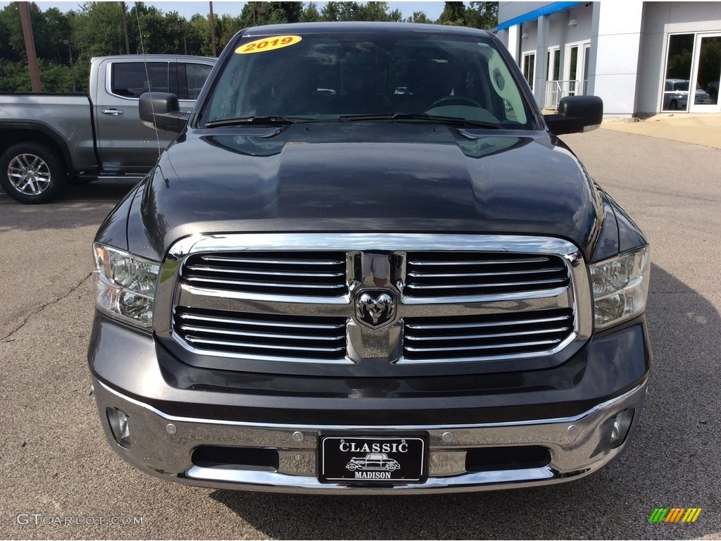 2019 1500 Classic Big Horn Crew Cab 4x4 - Granite Crystal Metallic / Black/Diesel Gray photo #4