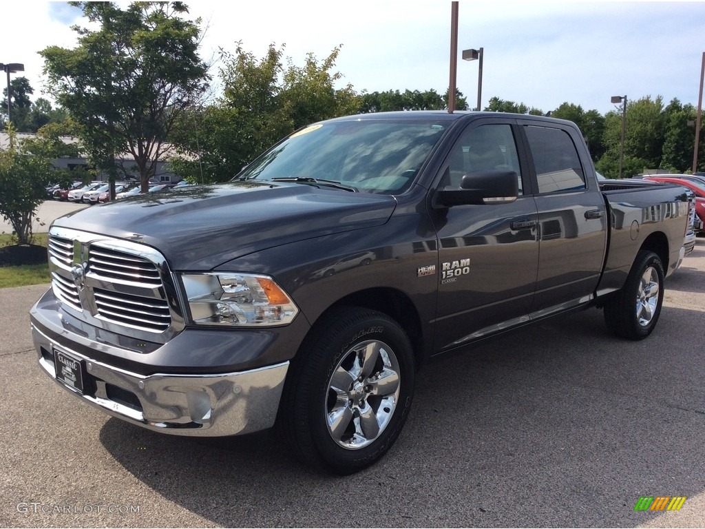 2019 1500 Classic Big Horn Crew Cab 4x4 - Granite Crystal Metallic / Black/Diesel Gray photo #5