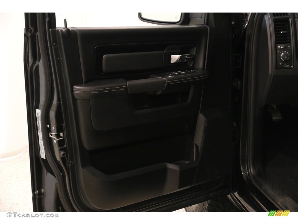 2018 1500 Rebel Crew Cab 4x4 - Brilliant Black Crystal Pearl / Black photo #4