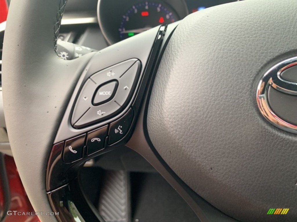 2019 Toyota C-HR XLE Black Steering Wheel Photo #135326362