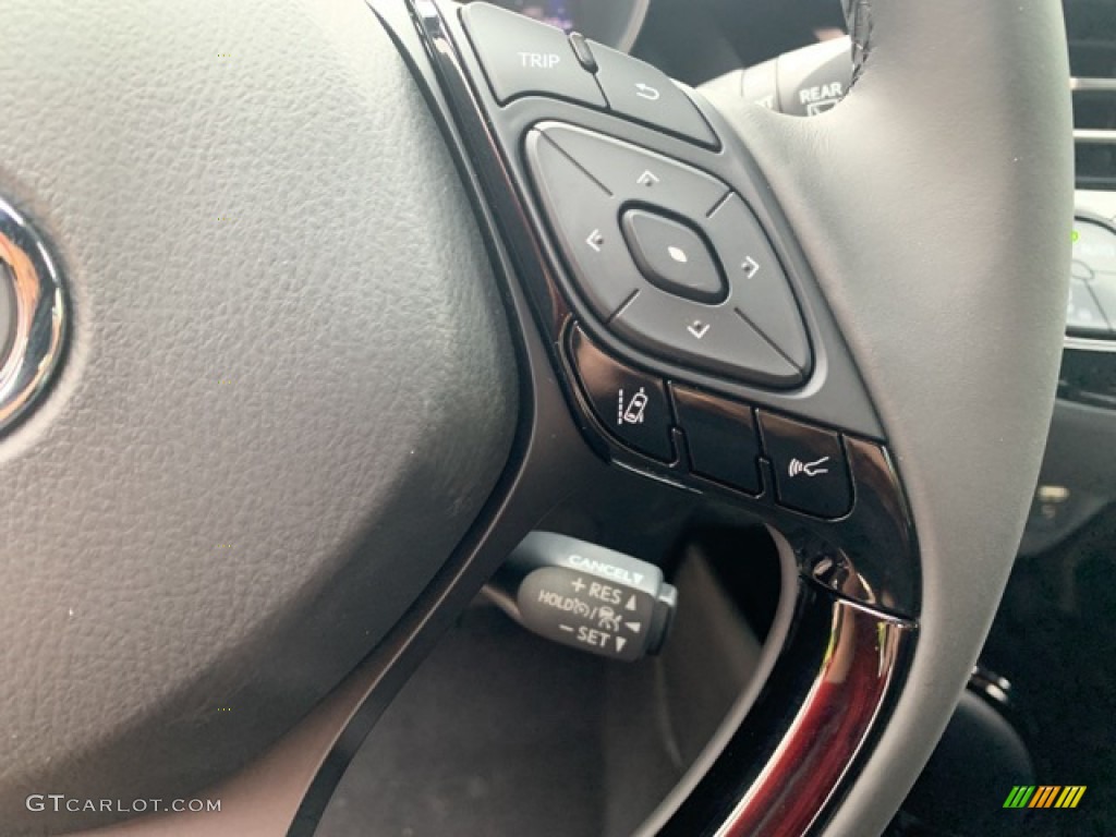 2019 Toyota C-HR XLE Black Steering Wheel Photo #135326380