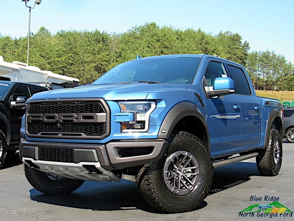 2019 F150 SVT Raptor SuperCrew 4x4 - Performance Blue / Black photo #1