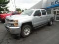 Silver Ice Metallic 2019 Chevrolet Silverado 3500HD Work Truck Crew Cab 4x4