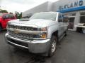 Silver Ice Metallic - Silverado 3500HD Work Truck Crew Cab 4x4 Photo No. 2