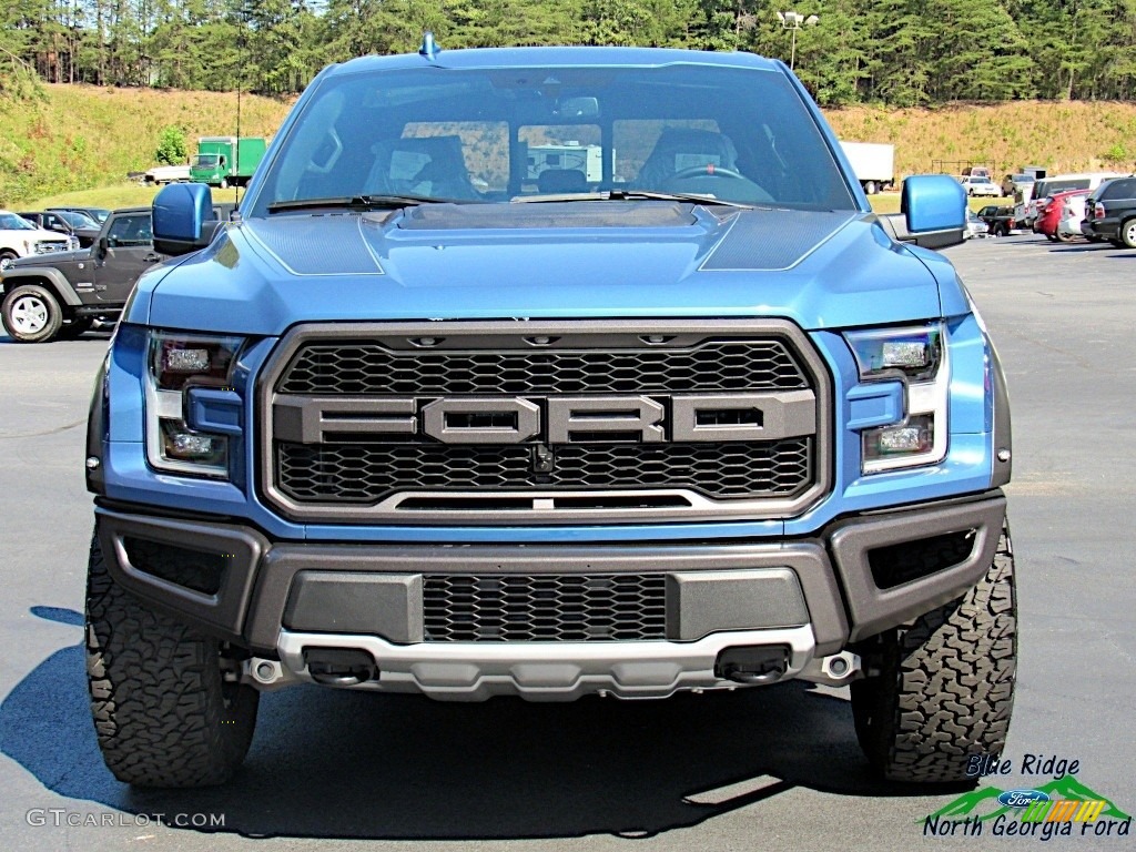 2019 F150 SVT Raptor SuperCrew 4x4 - Performance Blue / Black photo #8
