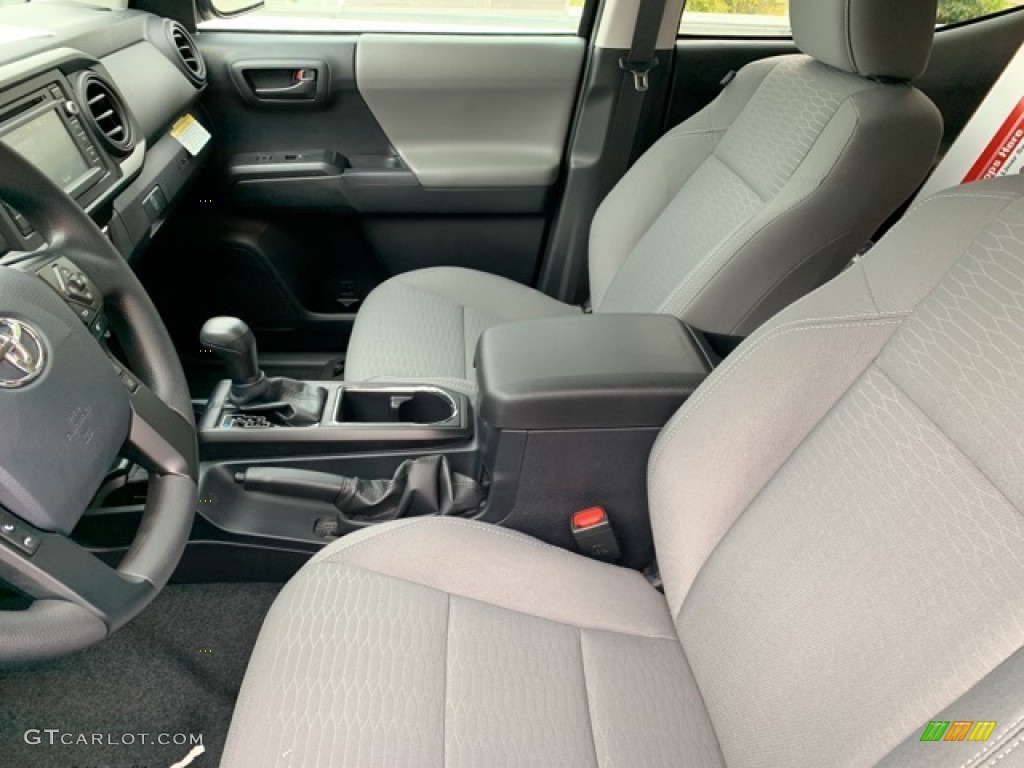 Cement Gray Interior 2019 Toyota Tacoma SR Double Cab 4x4 Photo #135327745