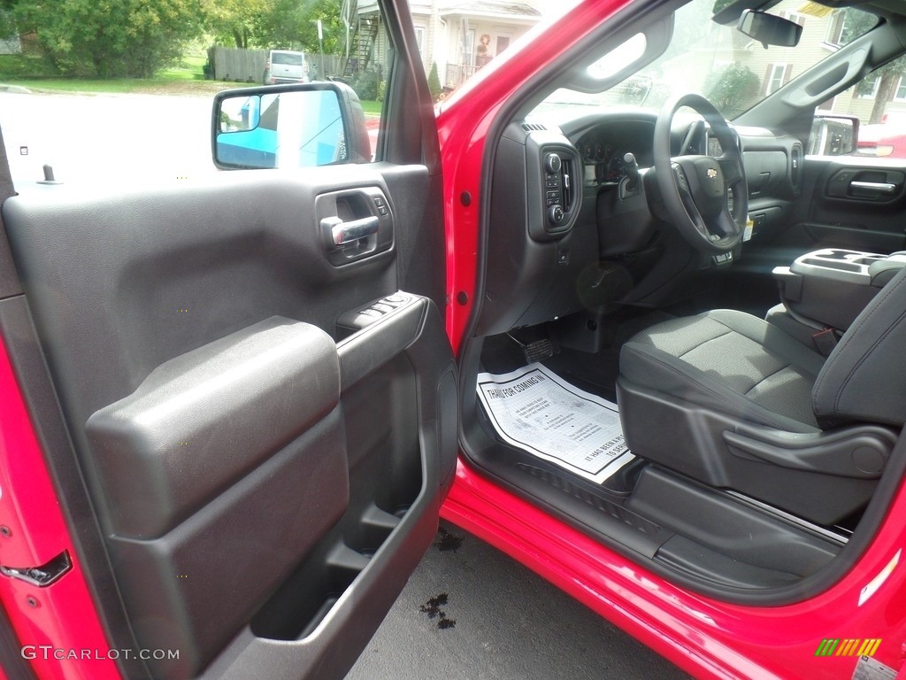 Jet Black Interior 2020 Chevrolet Silverado 1500 Custom Double Cab 4x4 Photo #135327922