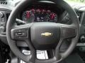 Jet Black Steering Wheel Photo for 2020 Chevrolet Silverado 1500 #135328063