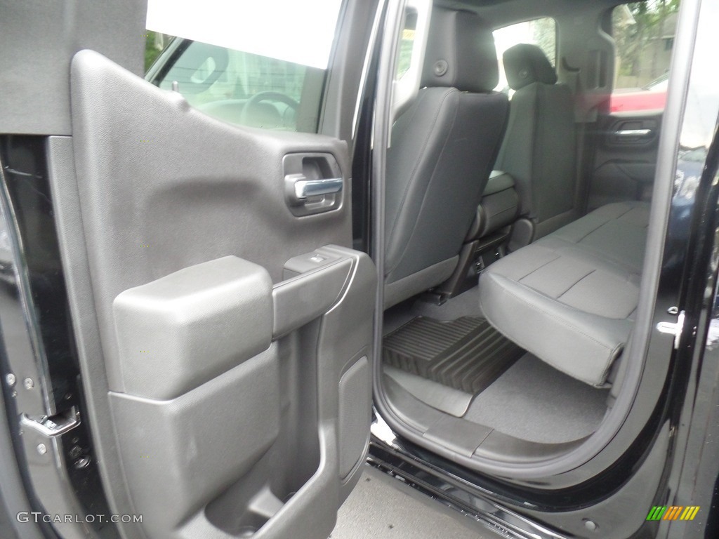 Jet Black Interior 2020 Chevrolet Silverado 1500 Custom Double Cab 4x4 Photo #135328099