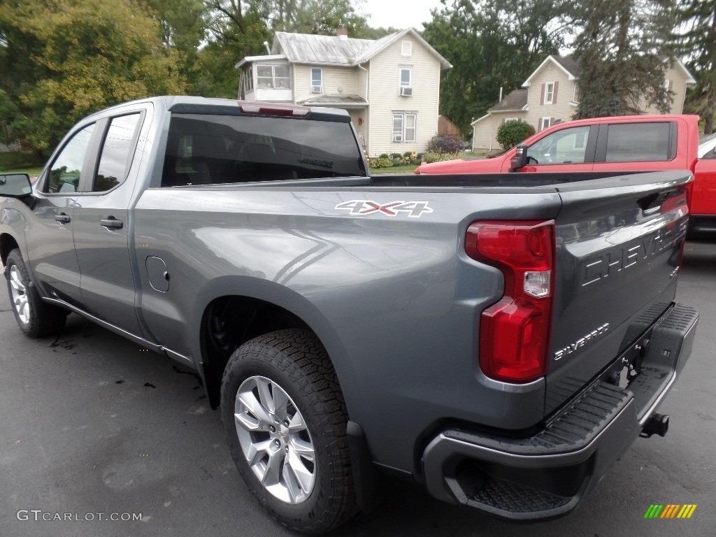 2020 Silverado 1500 Custom Double Cab 4x4 - Satin Steel Metallic / Jet Black photo #6