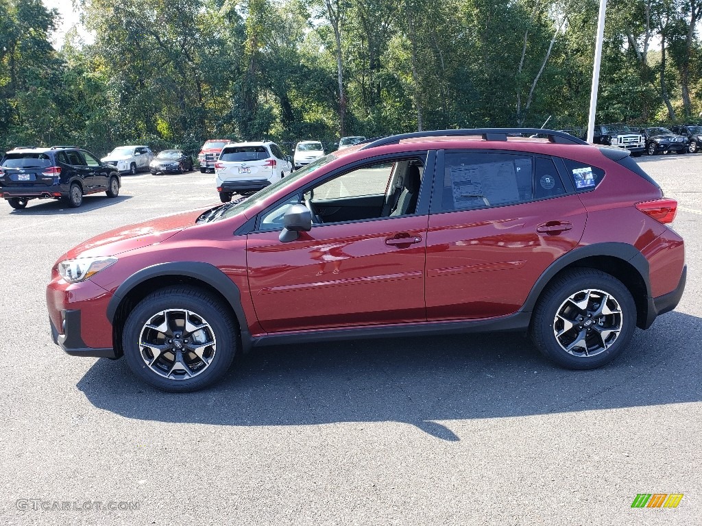 2019 Crosstrek 2.0i - Venetian Red Pearl / Black photo #3